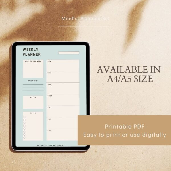Focus & Flow: Daily, Weekly, Monthly Journal Planner - Image 3